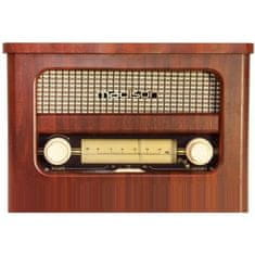 MADISON MADISON MAD-RETRORADIO, Retro rádio, Bluetooth, FM rádio, vstup MP3, Frekvenční odstupňování osvětlení