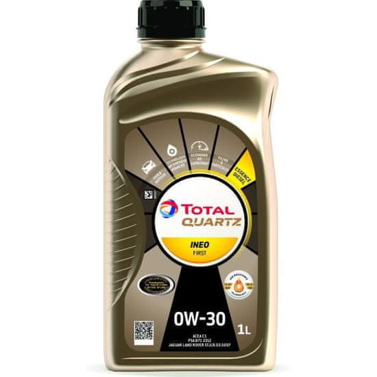 Total MOTOROVÝ OLEJ, 1L QUARTZ INEO FIRST 0W30