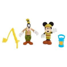 VERVELEY Mickey, 2 kloubové figurky 7,5 cm s příslušenstvím, Téma Kempování, Hračka pro děti od 3 let, MCC043