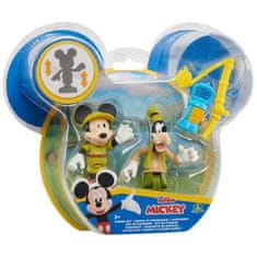 VERVELEY Mickey, 2 kloubové figurky 7,5 cm s příslušenstvím, Téma Kempování, Hračka pro děti od 3 let, MCC043