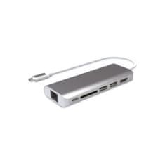 VERVELEY Mobility Lab, ML309880, Mini dokovací stanice USB-C Power, 6 v 1, čtečka karet HDMI Rozbočovač USB 3.0, Sideral Grey