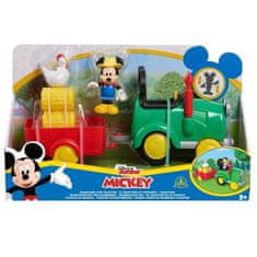 VERVELEY Mickey, Traktor s přívěsem, 1 figurka 7,5 cm a příslušenství, Hračka pro děti od 3 let, MCC05