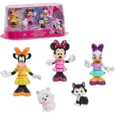 VERVELEY Minnie, Box 5 kloubových figurek 7,5 cm, 5 sběratelských figurek, Hračka pro děti od 3 let, MCN19