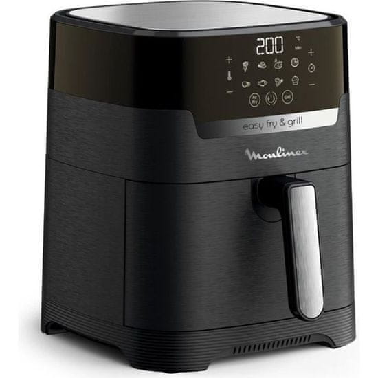 Moulinex MOULINEX EZ505810 Easy Fry & Grill Digit Air Fryer + Grill 2 v 1, 4,2 l, 8 automatických programů, nastavitelná teplota, časovač