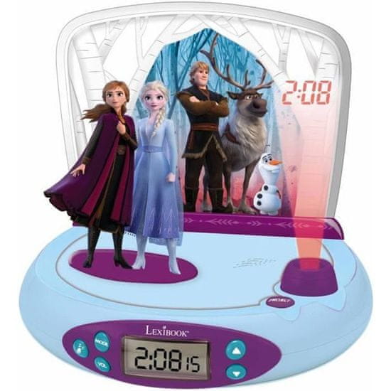 Lexibook LEXIBOOK Frozen 2, Budík s promítačkou a zvuky, RP510FZ