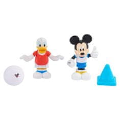 VERVELEY Mickey, 2 kloubové figurky 7,5 cm s příslušenstvím, fotbalová tématika, hračka pro děti od 3 let, MCC042