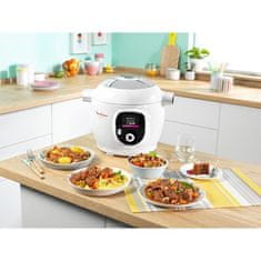 Moulinex MOULINEX YY4405FB Cookéo Smart Multicooker + 6 l 100 van Recepty a kuchařka v balení, bílá barva