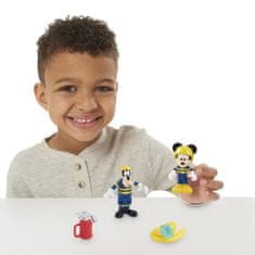 VERVELEY Mickey, 2 kloubové figurky 7,5 cm s příslušenstvím, motiv hasič, Hračka pro děti od 3 let, MCC044