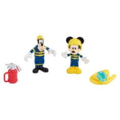 VERVELEY Mickey, 2 kloubové figurky 7,5 cm s příslušenstvím, motiv hasič, Hračka pro děti od 3 let, MCC044