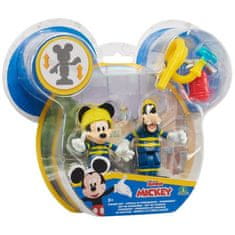 VERVELEY Mickey, 2 kloubové figurky 7,5 cm s příslušenstvím, motiv hasič, Hračka pro děti od 3 let, MCC044