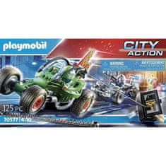 VERVELEY PLAYMOBIL, 70577, Policejní motokáry policisty a bandity