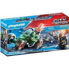 VERVELEY PLAYMOBIL, 70577, Policejní motokáry policisty a bandity