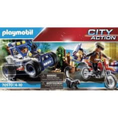 VERVELEY PLAYMOBIL 70570 Policista s vozíkem a zlodějem na motorce