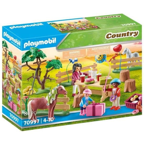 Playmobil PLAYMOBIL 70997 Párty dekorace s poníky