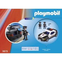 Playmobil PLAYMOBIL, 5673, Policejní auto