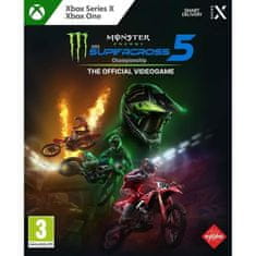 VERVELEY Oficiální videohra Monster Energy Supercross 5 pro konzole Xbox One / Xbox Series X