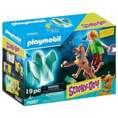 Playmobil PLAYMOBIL 70287, SCOOBY-DOO! Scooby a Sammy s duchem, novinka pro rok 2020