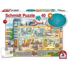 VERVELEY Puzzle, Se stetoskopem, SCHMIDT SPIELE, V dětské nemocnici, 40 dílků