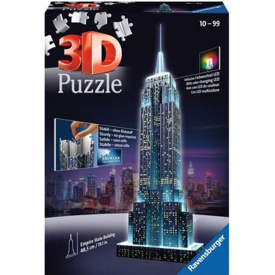 Ravensburger RAVENSBURGER 3D puzzle Empire State Building Night Edition 216ks