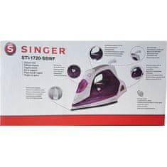Singer SINGER STI-1720, žehlička, proti usazování vodního kamene, horizontální nebo vertikální proud, 2200 W, nerezová deska