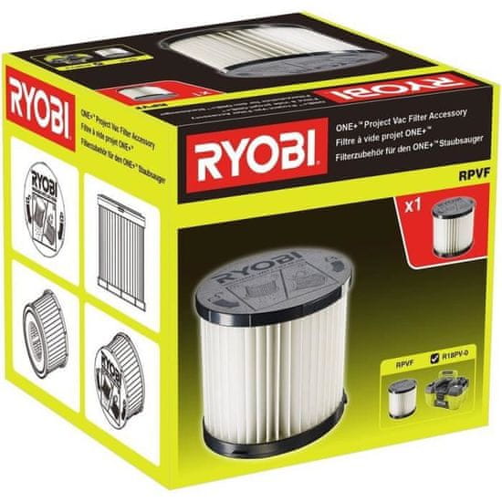 RYOBI RYOBI Vyjímatelný a omyvatelný filtr Hepa H12 pro R18PV