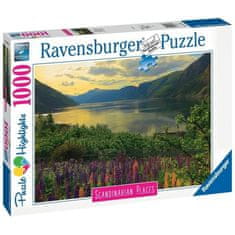 VERVELEY Ravensburger, Puzzle 1000 prvků, Fjord v Norsku (nejzajímavější puzzle)