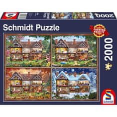 VERVELEY Puzzle 2000 prvků Dům čtyř ročních období, Schmidt