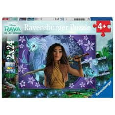 VERVELEY Puzzle 2x24 p, Sisu, poslední drak / Disney Raya a poslední drak