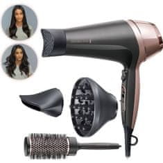 VERVELEY Remington D5706 Kadeřnická sada, iontový fén Curl Confidence 2200 W, 45 mm kartáč, keramická síťka, lehký, tichý