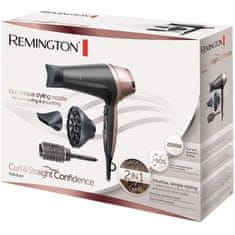 VERVELEY Remington D5706 Kadeřnická sada, iontový fén Curl Confidence 2200 W, 45 mm kartáč, keramická síťka, lehký, tichý