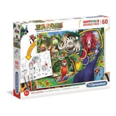 Clementoni Puzzle Clementoni, National Geographic Kids, 60 prvků, Zafari