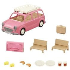 VERVELEY Růžový minivan a pikniková sada