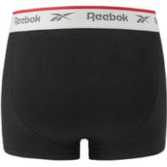 VERVELEY REEBOK Sada 3 černých pánských boxerek