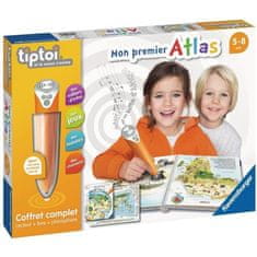 Ravensburger RAVENSBURGER, Kompletní sada interaktivních čteček + kniha Atlas Tiptoi