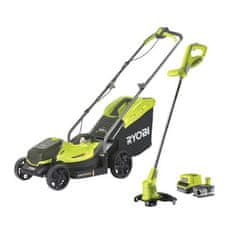 RYOBI RYOBI Pack ONE+ + 18V akumulátorový vyžínač RLM1833BLT1825M: vyžínač RLM18X33B40 a vyžínač OLT1825M GRATIS