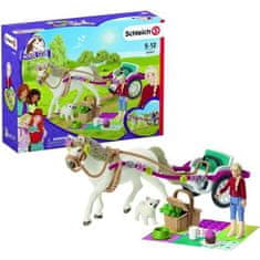 VERVELEY SCHLEICH, 42467, Caleche pro jezdeckou show