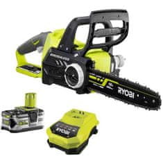 RYOBI Řetězová pila RYOBI 18 V, 1 baterie 5 Ah bezkartáčová, RCS18X3050F