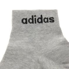 Adidas Sportovní ponožky, ADIDAS, Unisex, Černá/bílá/šedá