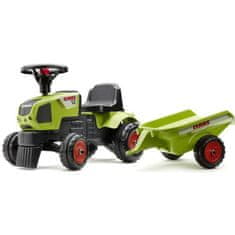 VERVELEY Traktor CLAAS Baby Axos 310 s přívěsem, zelený