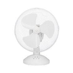 shumee Stolní ventilátor OCEANIC - 30W - Průměr 23 cm - 2 rychlosti - Oscilační - Bílá