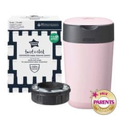 VERVELEY TOMMEE TIPPEE Twist & Click Pink FFP zásobník na pleny