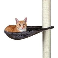 shumee TRIXIE Hammock - XL hnízdo na škrabadlo pro platinově šedou plyšovou kočku ø 40 cm