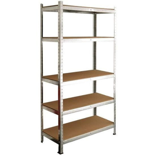 VERVELEY SODIAC Heavy Duty Storage Shelf, 5 polic, 150 kg na polici, 180 x 90 x 40 cm