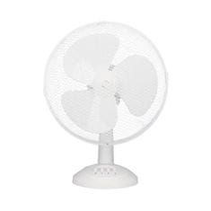 shumee Stolní ventilátor OCEANIC - 40W - Průměr 30 cm - 3 rychlosti - Oscilační - Bílá