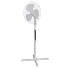 OCEANIC Stojanový ventilátor OCEANIC, 45W, Průměr 40 cm, Nastavitelná výška, Oscilace, Bílý