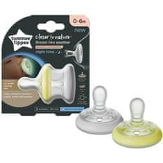 VERVELEY TOMMEE TIPPEE CTN, Natural Night Shape x2 0-6 měsíců