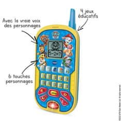 Vtech VTECH, PAW PATROL, Výukový smartphone, modrý