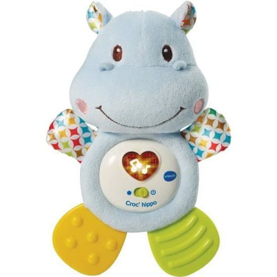 shumee VTECH BABY - Croc'Hippo Chrastítko - Texturovaný plyš