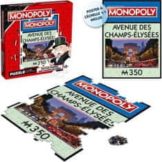 VERVELEY VÍTĚZNÉ FILMY Monopoly Puzzle Avenue des Champs-Élysées 1000 dílků