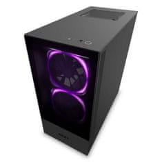 VERVELEY Tvrzené sklo NZXT H510 Elite USB 3.1 RGB Matt Black